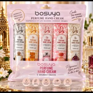 Set 5 Cremas Manos Perfumadas Bosuya