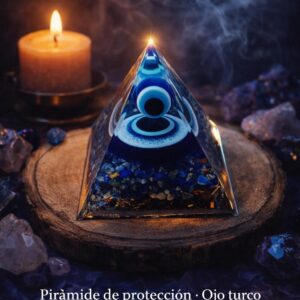 Piramide Orgonita Ojo Turco Azul Nazar