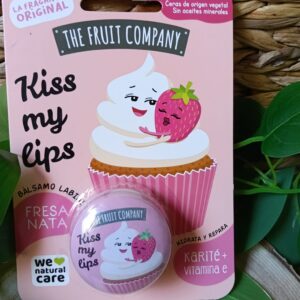Balsamo Labial The Fruit Company Kiss My Lips Fresa Nata
