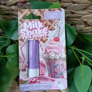 Barra Labial Perfumado Cosmi Premium Milk Shake Red Fruits