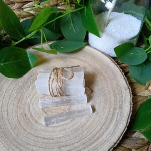 Barras Selenita Blanca Lote (1 barra)