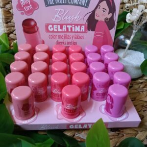 Blush Gelatina The Fruit Company Cheeks Lips Expositor