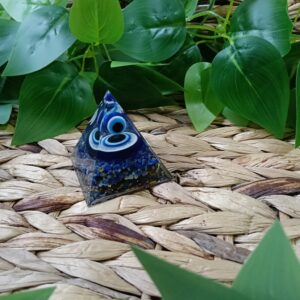 Piramide Orgonita Ojo Turco Azul Nazar