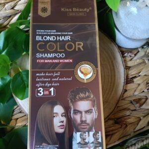 Shampoo Color Kissbeauty Color Rubio para Hombre y Mujer