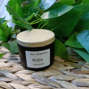 Vela Aromática Artesanal Soja Natural Ruda