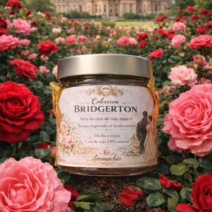 Colección BRIDGERTON  , Vela de cera de soja Natural