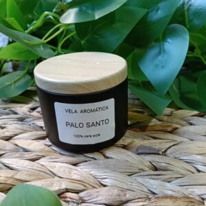 Velas Aromática Artesanal Soja Natural Palo Santo