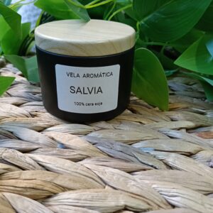 Velas Aromáticas Artesanal Soja Natural Salvia