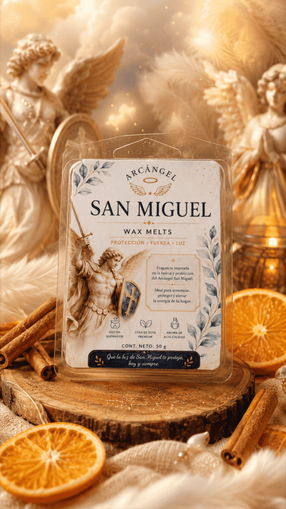 Wax Melts Arcángel San Miguel Aroma Canela Naranja