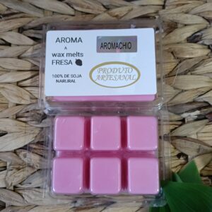 Wax Melts Tabletas Artesanal Cera de soja natural Aroma Fresas