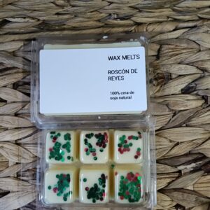 Wax Melts Tabletas Artesanal Cera de soja natural Aroma Roscon de Reyes