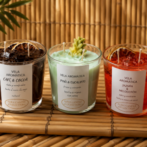 Velas Aromáticas Bebidas