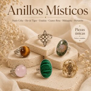 Anillos místicos y minerales