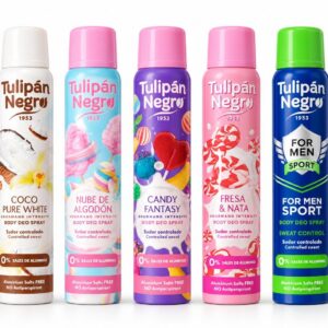 Desodorante Corporal Spray Tulipán Negro .