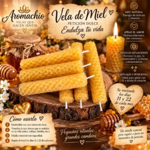 Velas de Miel de Abeja