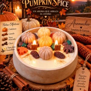 Centro Mesa Otoñal  Pumpkin Spice Aromachio