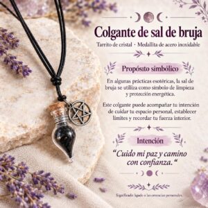 colgante sal de bruja