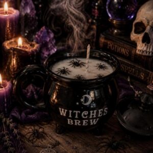 Taza de Bruja - Aroma , Fresa Chantilly , espojita dulces y regaliz