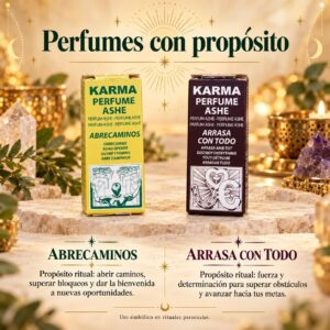 Perfumes Rituales  Abrecaminos / Arrasa con todo .  Ashe Karma  10ml