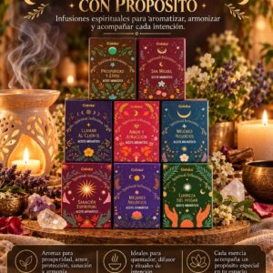 Esencias aromáticas Goloka para quemador y rituales